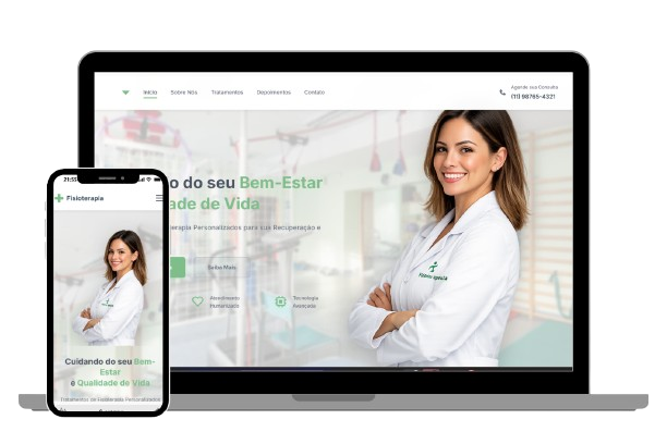 Landing Page – Fisioterapia