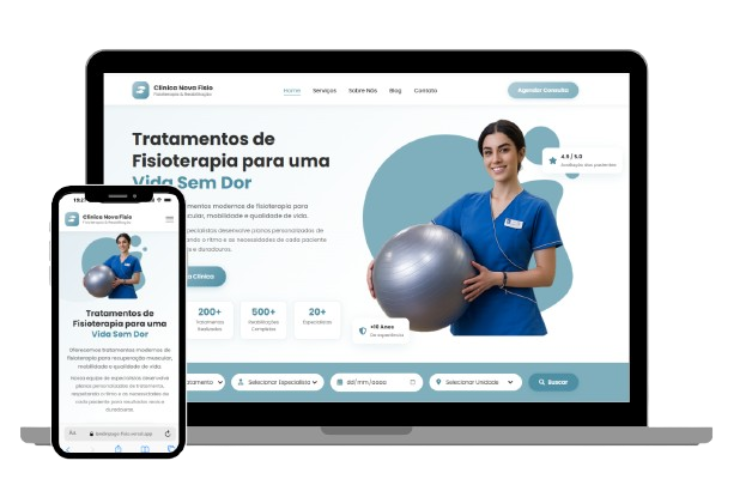 Landing Page – Fisioterapia Pro